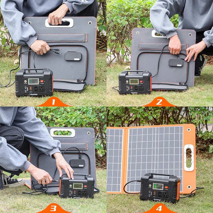 FlashFish 200W Portable Solar Power Station